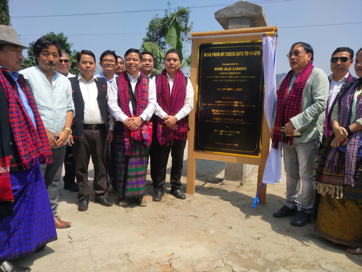 The Hon'ble H&FW Minister Shri Alo Libang inaugurated the newly ...