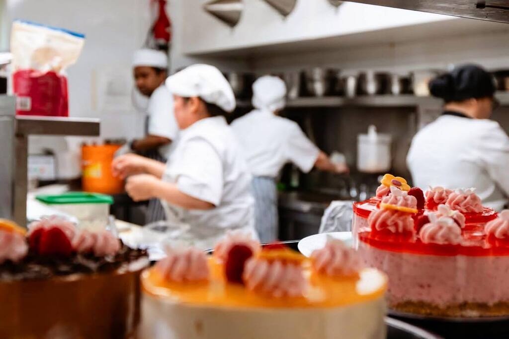 Our amazing cheesecakes don’t make themselves! 🍰 

The WG team are busy as usual preparing their fabulous creations for you. Pop in store to pick up your favourites 💛

Oh and speaking of the WG team, did you know were hiring? Full and part time posit… instagr.am/p/Crc-fFEMCf1/