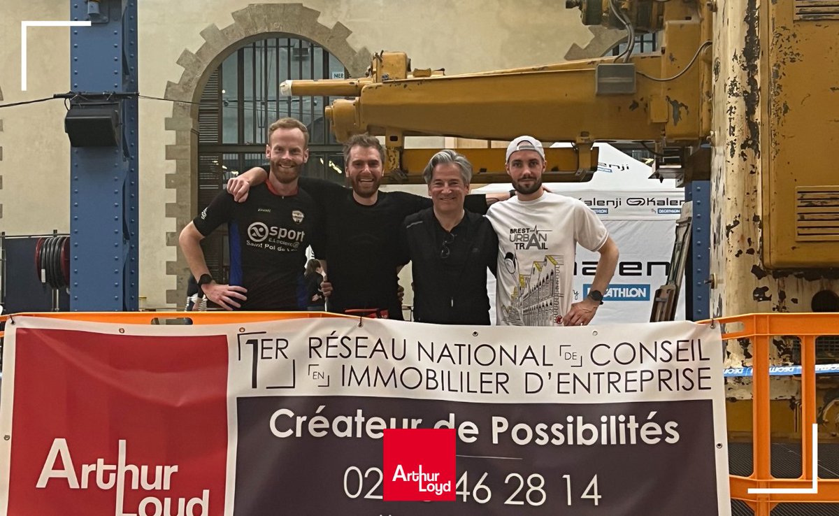 Félicitation à notre équipe pour leur participation au Brest Urban Trail ! L'équipe a montré une résilience incroyable et a su repousser ses limites.

Retrouvez notre vidéo interview <a href="/TebeoTV_Tebesud/">Tébéo & Tébésud TV - Les Télés Locales Bretonnes</a> : 
arthur-loyd-brest.com/actualites/art…