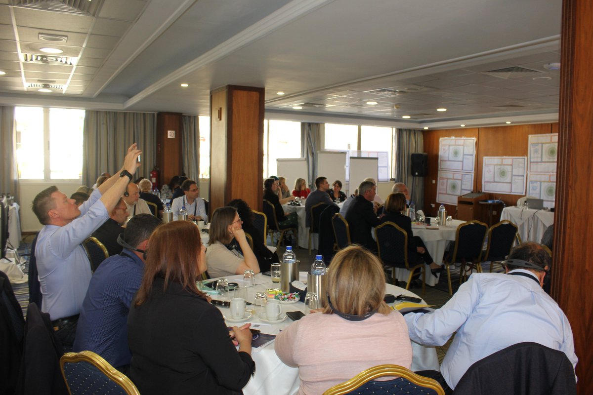 TheWorldofWork1's tweet photo. @margakis, Chairwoman of the CSR Circle at @PostEurop, led a productive discussion on the objectives and process of the #SDCProject 4th Physical #Workshop, setting expectations for the day. @SzebenyB @Elenafrz @JPForceville @AScribellito @EU_Commission @EU_Social @PostEurop https://t.co/MP8Rlu9ydT