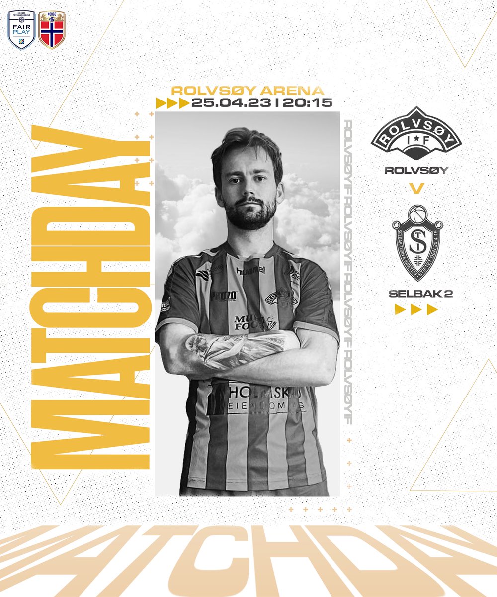 ＫＡＭＰＤＡＧ ⚔️🔥 (gikk bedre denne gangen @TuneFotball) 

🆚 Selbak 2
⏰ 20:15
🏟️ Hjemmekamp
🏆 6.div Avd.1 | Runde 3
⛅️ 5° og opphold ⛅️

Kjør!♥️💛
#RolvsøyIF