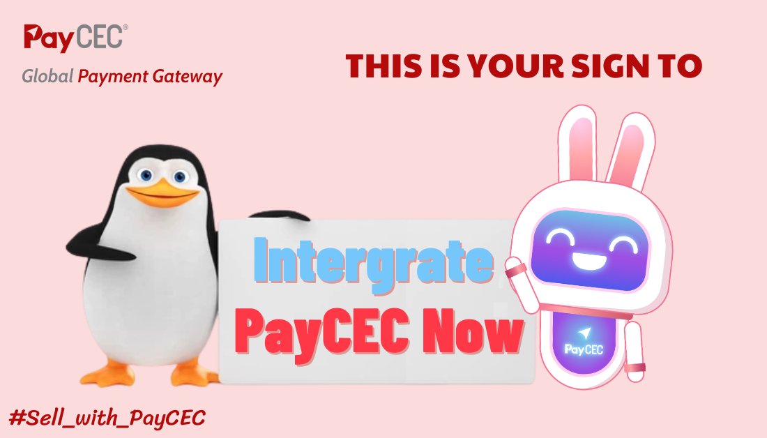 PayCEC_Official's tweet photo. Looking for a sign that can change your life? Look no further, cause this is your sign to integrate @PayCEC_Official right now!

#sign #signal #signup #install #paymentgateway #WorldPenguinDay #Penguin #now #MondayMotivation #MondayMood #MondayVibes #TuesdayVibe #TuesdayMotivaton https://t.co/jFE60rZe8n