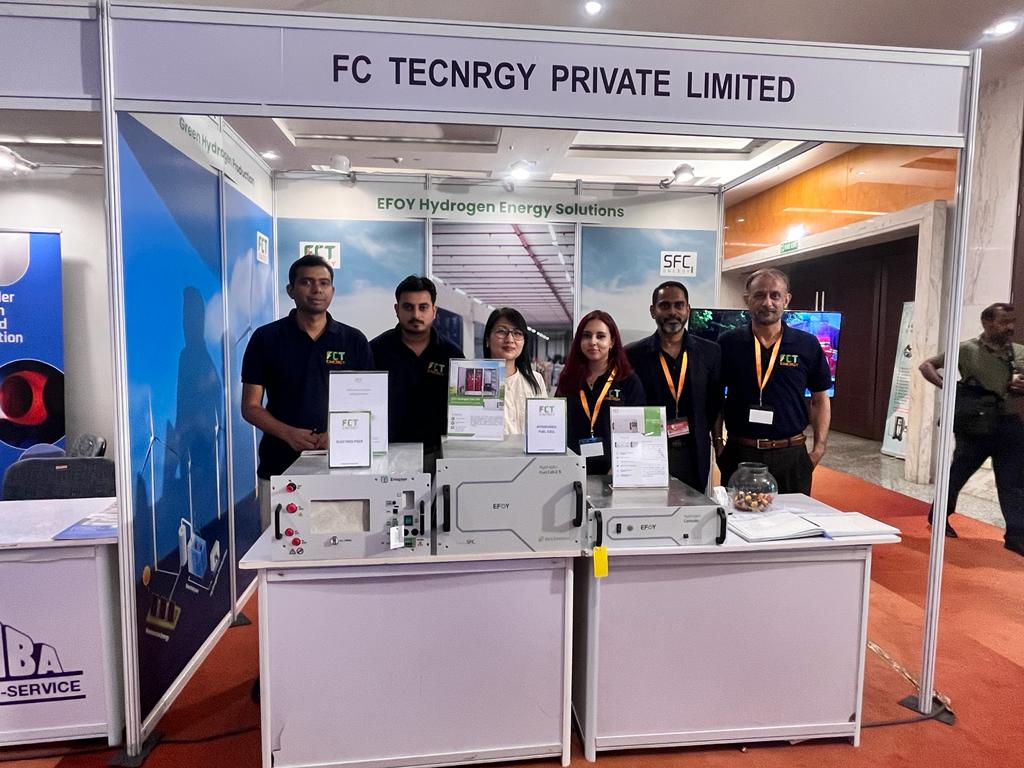 FCT Energy's Hydrogen Energy Solutions take center stage at the Hydrogen Tech Expo. Our cutting-edge Electrolyzer and Fuel Cells draw crowds and generate buzz for a greener future.' #HydrogenTechExpo #FCTEnergy #Sustainability

@HydrogenCentral @mnreindia @NITIAayog