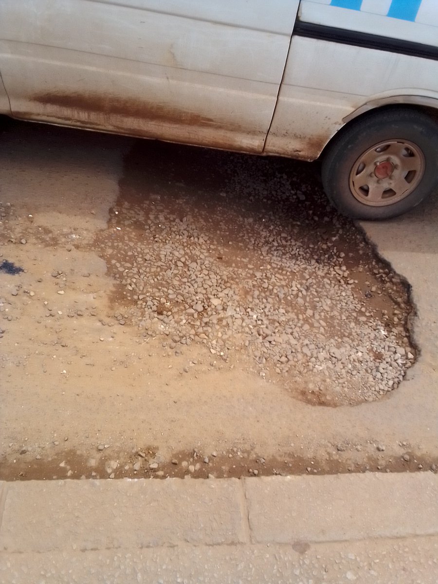 Even us in Wakaliga around Total Energies we have potholes don't forget us.