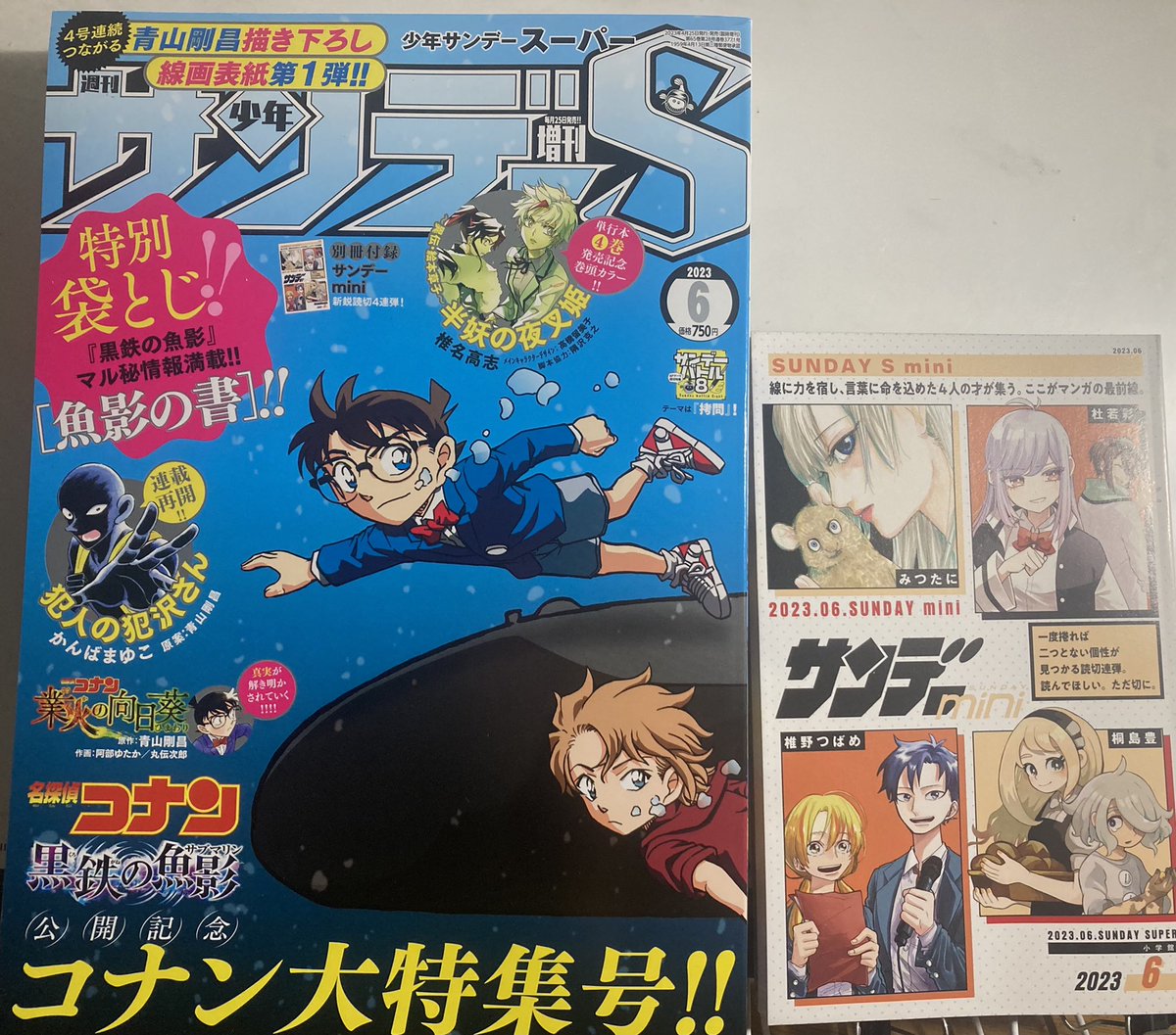 本日発売のサンデーSに
「#僕が死ぬだけの百物語」
 
第五十四夜 釣り垢
第五十五夜 チャイム

が掲載されております。
よろしくお願い致します! 