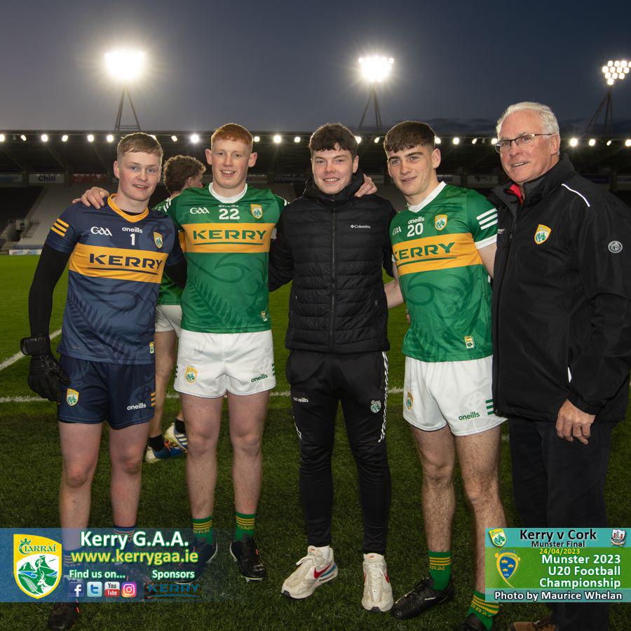 Kerry_Official's tweet photo. 🏐 2023 Eirgrid Munster U20 Football Champions.

📸 Maurice Whelan
#WeAreKerry #CiarraíAbú https://t.co/m6EK0q9QKE