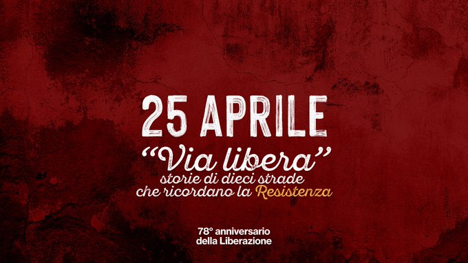 Radio3scienza's tweet photo. Ora in onda un frammento di #ViaLibera storie di 10 strade che ricordano la #resistenza, che per il #25aprile punteggeranno la giornata su #Radio3 https://t.co/TZiigwNbJD https://t.co/CA869Bb6vy