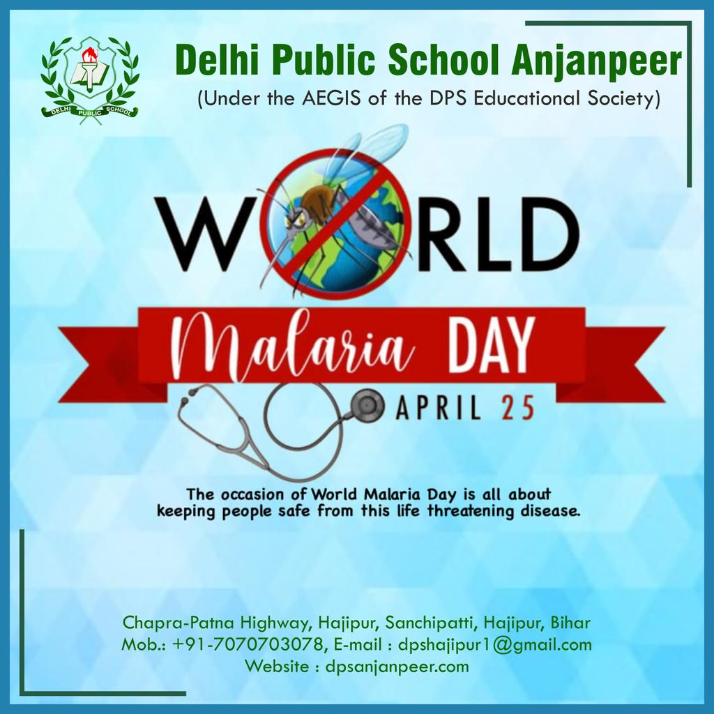 dpsanjanpeer's tweet photo. World Malaria 🦟 Day
#WorldMalariaDay #WorldMalariaDay2023 #malariaday #admission #admissionopens #school #delhi #dps #dpsschool #schoollife #schooldays #discipline #bestschool #dpsanjanpeer #dpshajipur #education #educationpoint #educationalinstitute #Hajipurdiaries #Anjanpeer https://t.co/pumxzbUyTY