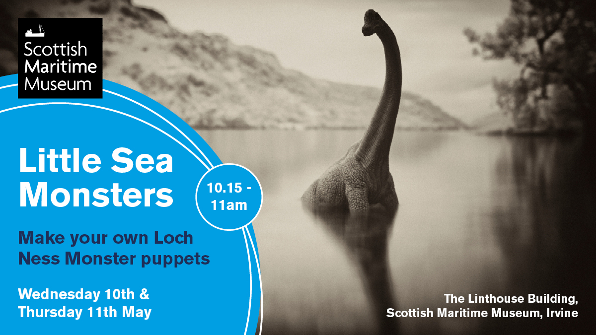 Scotmaritime's tweet photo. Our Little Sea Monsters activity sessions for under 5โs are packed with stories & fun. Join in tomorrow! Thursday 11th May, 10.15 โ 11am.
Sessions are FREE but donations are welcome.
Book in to join in the fun: https://t.co/ZS4JewIgJh
#MuseumsAreGo #ScotMaritime #whatsonayrshire https://t.co/xJvEEpYUs9