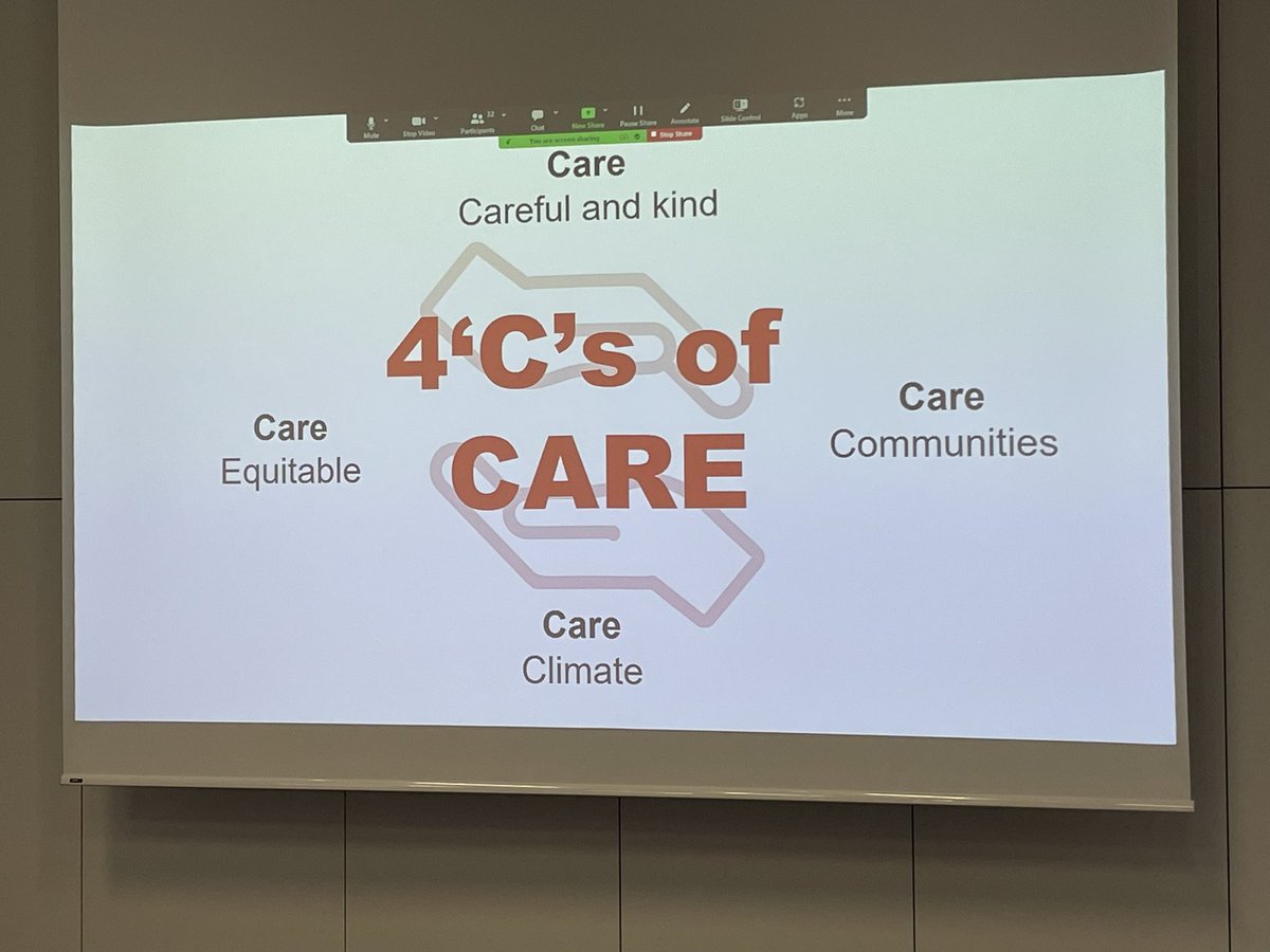I don’t think I was taught about any of these things at medical school, and yet they are perhaps the most important aspects of healthcare in modern society.

Care should be:

Careful and kind
Equitable
Community rooted 
With Climate awareness 

<a href="/DrDominiqueAllw/">DrDominiqueAllwood</a> at #RealMed2023