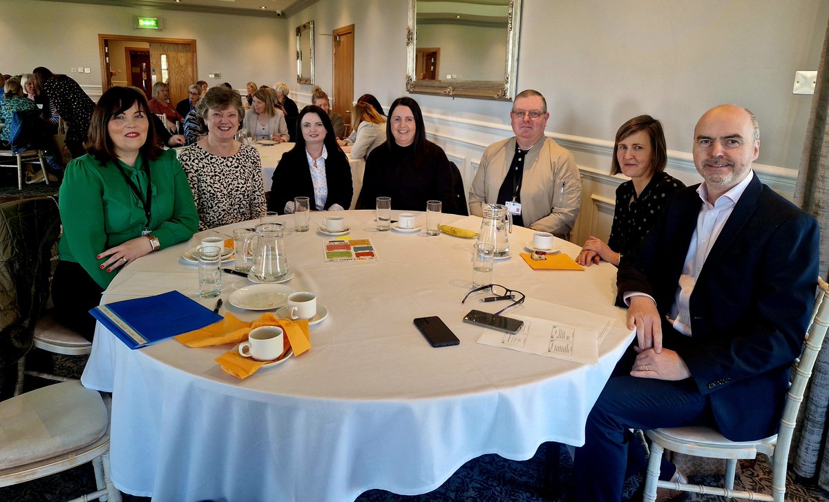 southern_fsu's tweet photo. Thank you to Pat Brolly, Head of Business Support, Jeanette Donnelly and team @HSC_NI for giving our PMs a comprehensive update on how the Business Support Team can help our GP Practices throughout the Southern area @healthdpt #PMCON23 https://t.co/GR8CPzonwT