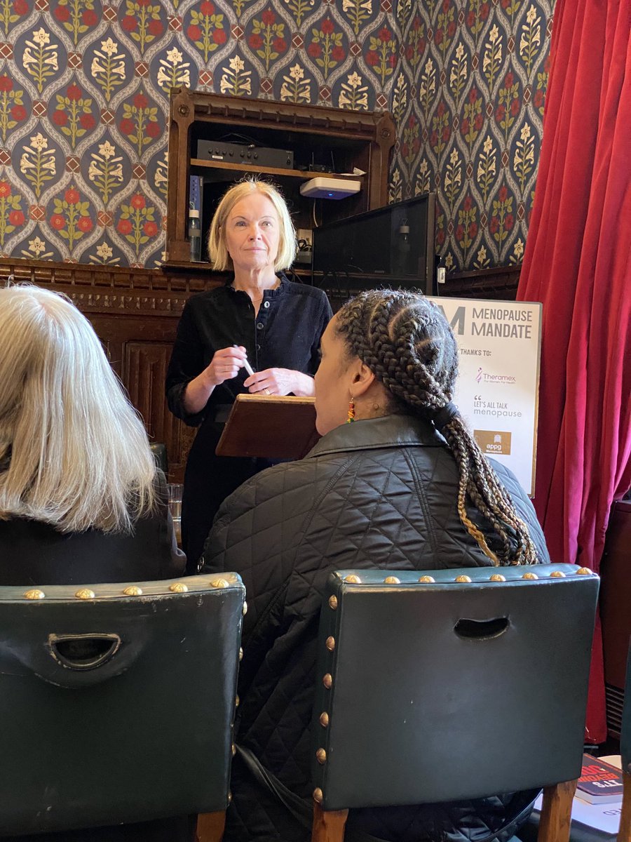 At Houses of Parliament today to discuss all things #MenopauseMandate