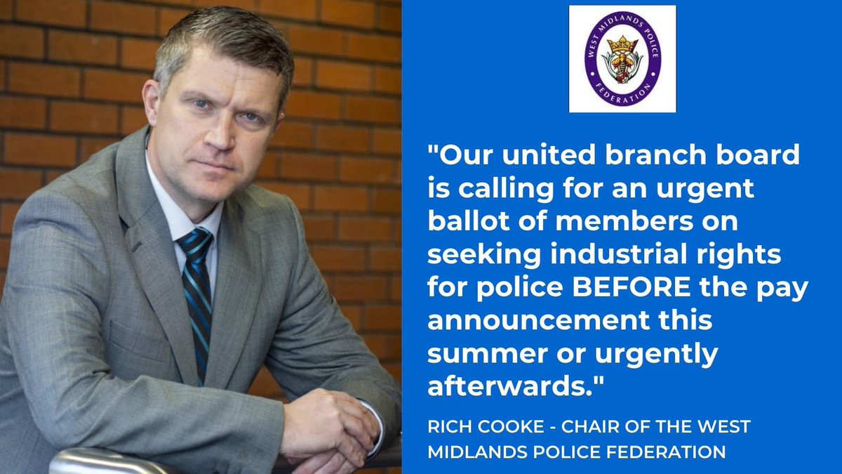 Let’s get on with this. Elected &amp; aspiring politicians &amp; the public need to understand - very clearly - level of discontent there is among police officers with the way their pay &amp; conditions have deteriorated &amp; the lack of independent recourse or rights there are #PayOurPolice