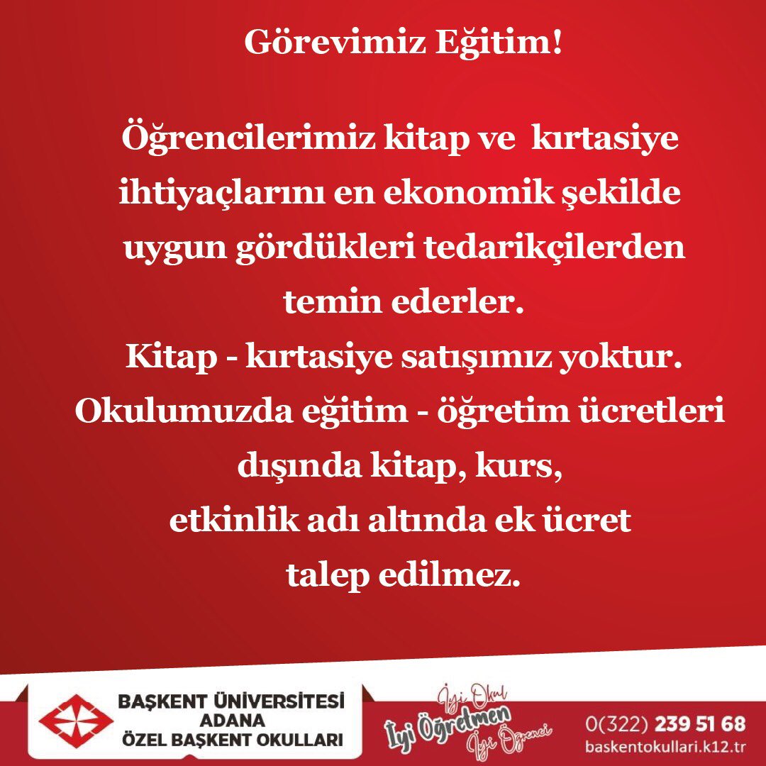 Başkent Okulları tweet media