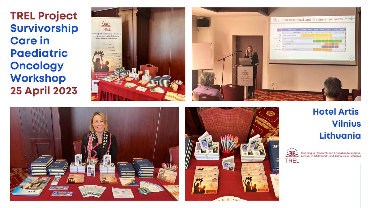 SIOPEurope's tweet photo. Today the #TRELProject is attending a Wokshop on #survivorship in #PaediatricOncology ๐๏ธ It kicked off with Monica Muraca from @OspedaleGaslini presenting the current state of the Survivorship Passport: over 2,000 SurPass delivered in Italy โ
More info ๐https://t.co/toFEJNvUL4 https://t.co/uTesIV8Q5W