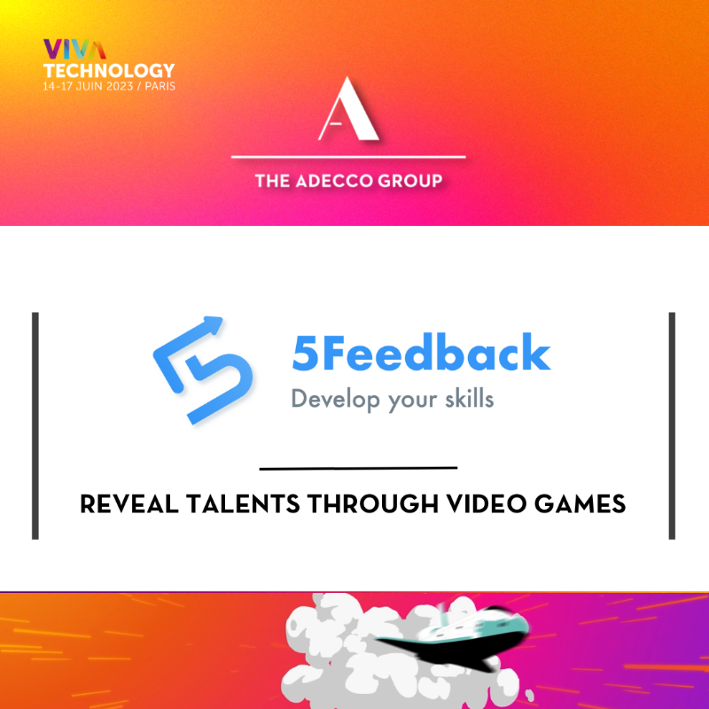 VivaTech's tweet photo. The winners of @AdeccoGroupFR's #VivaTech Startup Challenges are here! 🎉

1️⃣ @kiraelearning: videogames &amp; VR tech for soft skills.

2️⃣ Coss by @app5feedback: certifies soft skills through feedback.

Meet them in June at the @AdeccoGroup stand &amp; assess your soft skills 🚀