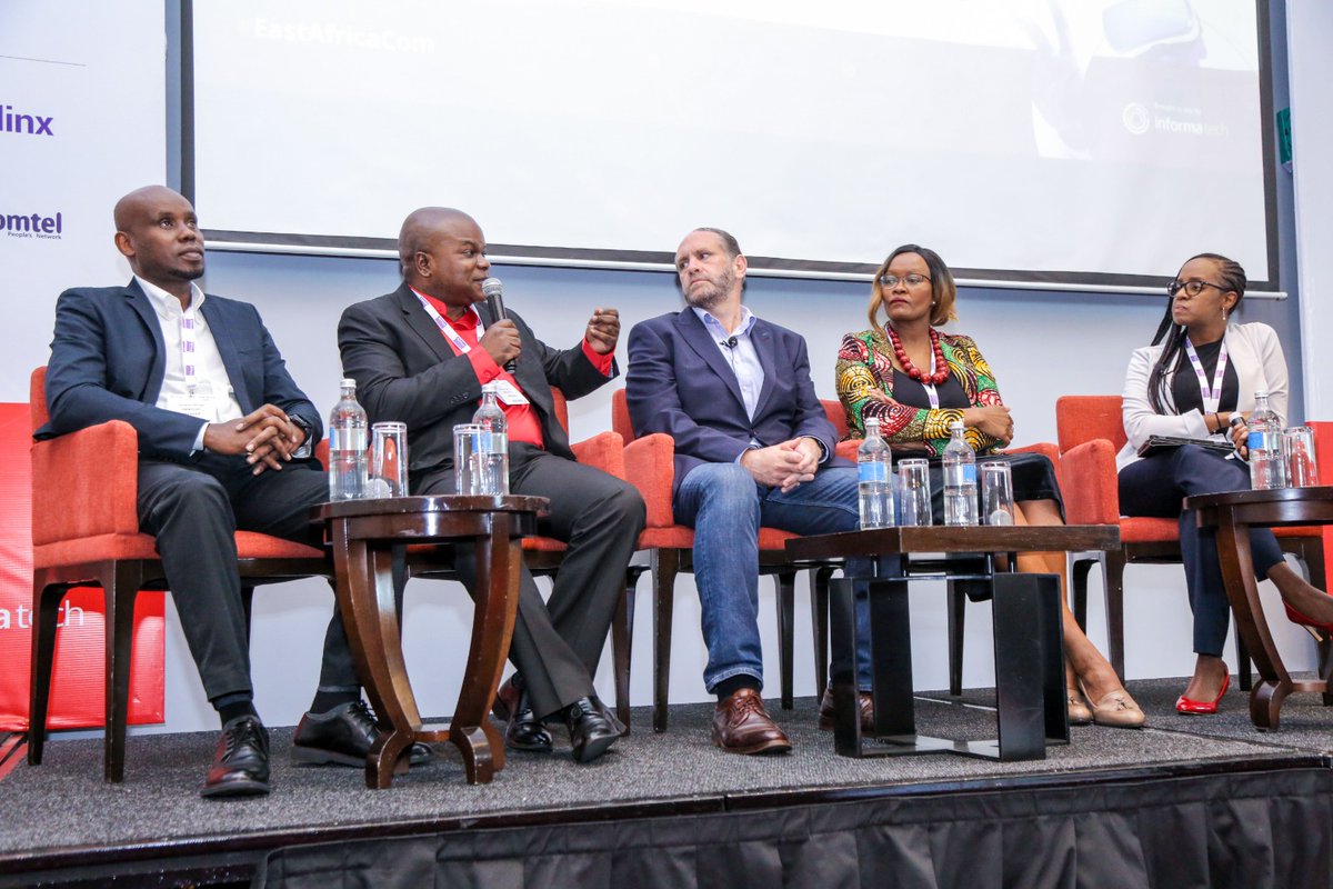 SafaricomPLC's tweet photo. “We have some of these in progress three of them already here and the cost is a 3rd of the normal cost and their maintenance is very low in order to provide services to them.” Head, Network Planning, Gerishon Gitonga. #EACom https://t.co/x9NeehhKYL