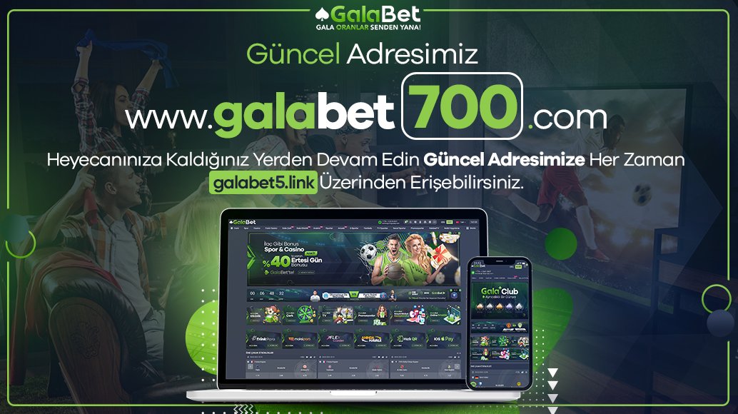 📢 Domain adresimiz güncellenmiştir.

En avantajlı bonuslarla, heyecanınıza kaldığınız yerden devam etmek için hemen giriş yapın galalink.io/sosyal✨ 

♠️ Kesintisiz erişim için GalaBet mobil uygulamamızı indirebilirsiniz.
