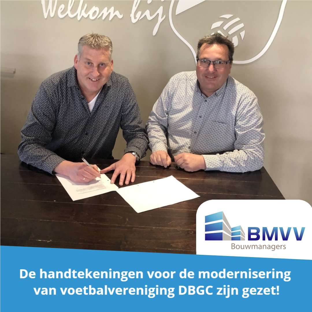 𝐅𝐞𝐞𝐬𝐭𝐞𝐥𝐢𝐣𝐤 𝐦𝐨𝐦𝐞𝐧𝐭 𝐯𝐨𝐨𝐫 𝐯𝐨𝐞𝐭𝐛𝐚𝐥𝐯𝐞𝐫𝐞𝐧𝐢𝐠𝐢𝐧𝐠 𝐃𝐁𝐆𝐂!🎉
Vorige week is het startsein gegeven voor de modernisering van de accommodatie bij DBGC.⚽ Lees verder: bit.ly/3HbL7WO