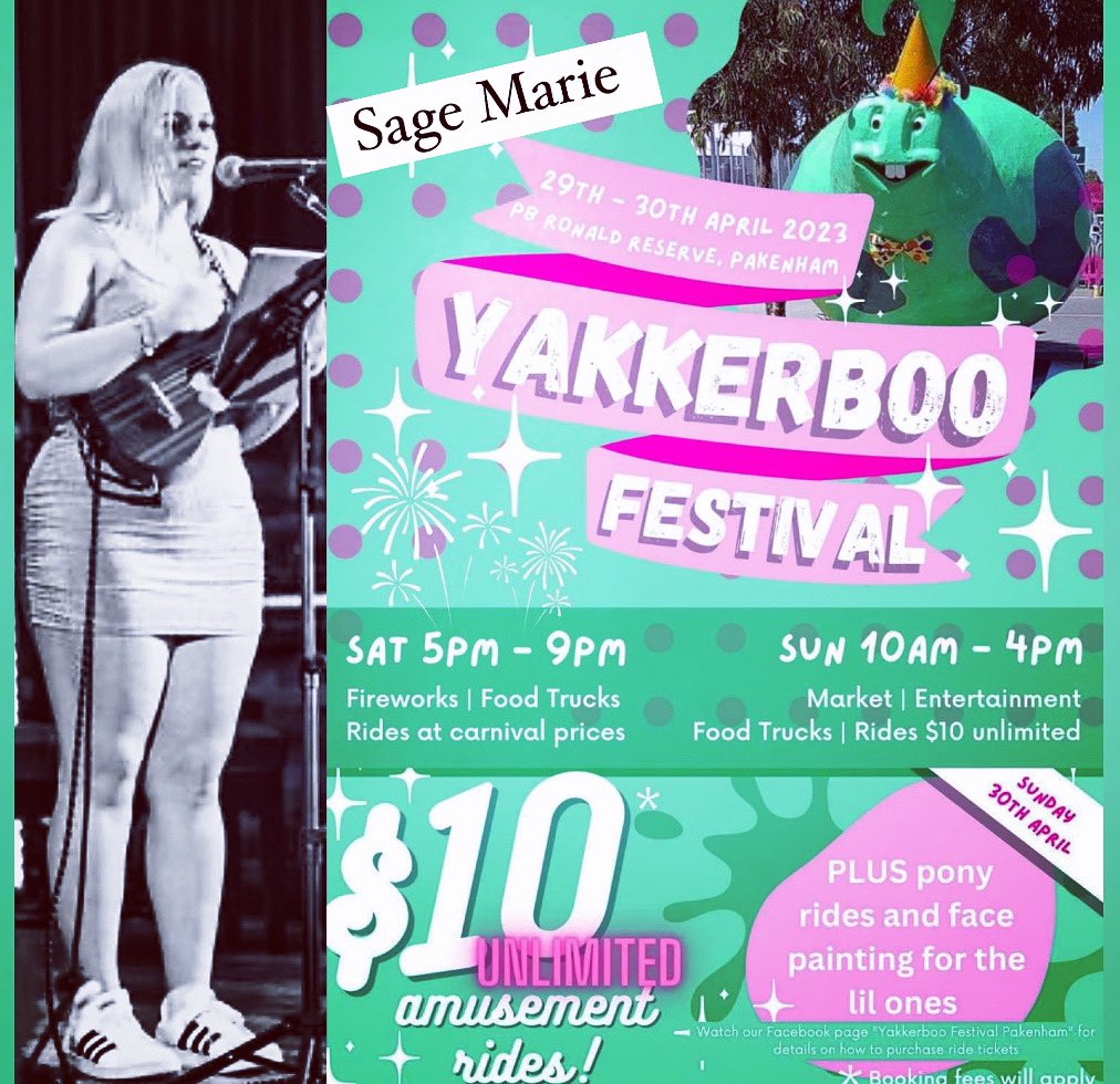 This is going to be fun! #yakkerboofestival #sagemarie