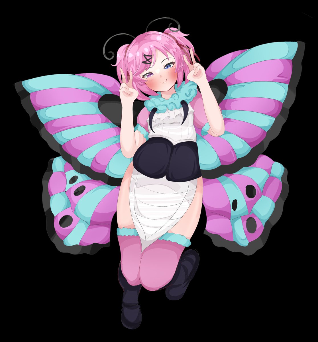 CookieAddiLive's tweet photo. @SchalottenKater Day Form Butterfly
Or
Night Form Mommy Moth?

You can choose 😆😜 https://t.co/AK55Rc6fYA