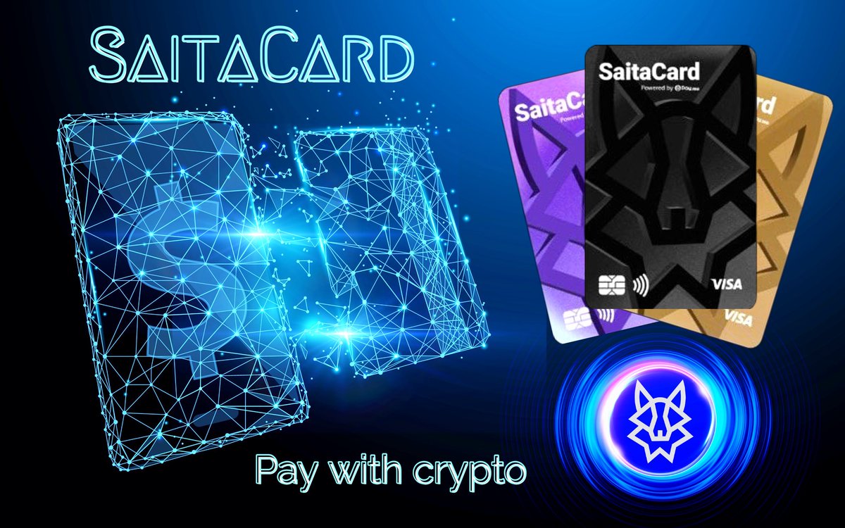 #crypto money is real money… right? When was the last time you paid with #crypto ? 🤔 … #SaitaCard Visa allows you to use your #Cryptocurrency to pay for everyday purchases at over 60+ million VISA terminals worldwide.
@WeAreSaitama #Saitama