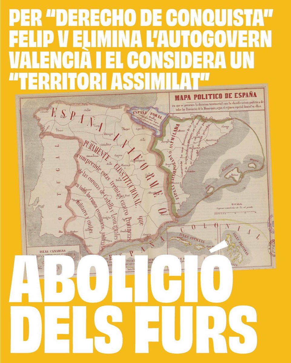 compromis's tweet image. ✊🏻🧡 25 d&apos;abril, Dia de les Llibertats Nacionals del País Valencià.