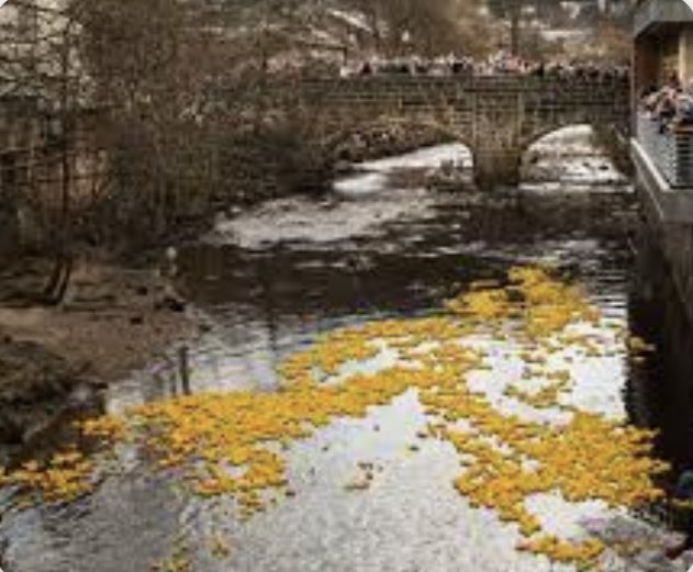 You’ll have to wait until Easter Monday 2024 now, but we have all your Initiation needs covered in the Happy Valley with the Hebden Bridge Duck Race.
