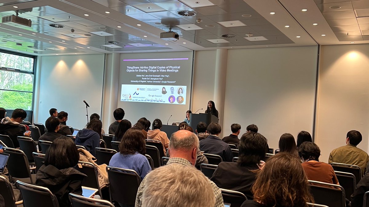 jensemildk's tweet photo. @ErzhenHu is nailing the presentation of #ThingShare

@acm_chi #CHI2023 https://t.co/TlW4CwfSPu