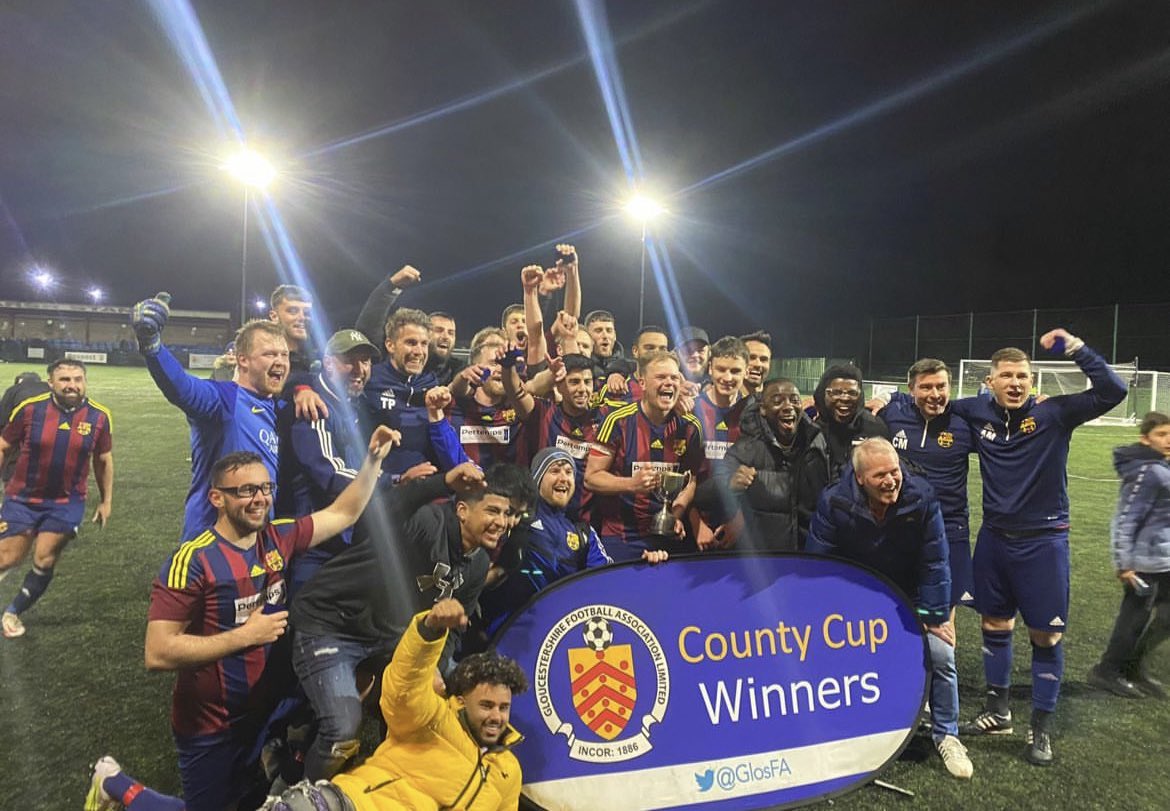Proud night for our club, winning the GFA cup for the first time in our history. Thanks for all the support, a night we’ll never forget. #viscabarca
