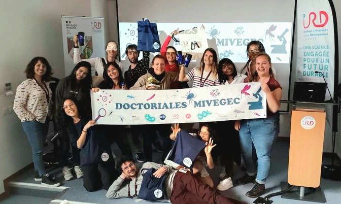Happy for the opportunity to organize the <a href="/MIVEGEC/">MIVEGEC</a> Doctoriales with my colleagues <a href="/Marg_Lefebvre/">Margaux Lefebvre</a> and @bastien_reyne. We had a beautiful day of scientific talks with brilliant PhD students. Thanks to <a href="/ird_fr/">IRD.fr</a> <a href="/MIVEGEC/">MIVEGEC</a> <a href="/umontpellier/">Université de Montpellier</a> and <a href="/CNRS/">CNRS 🌍</a> for funding, material and hosting!