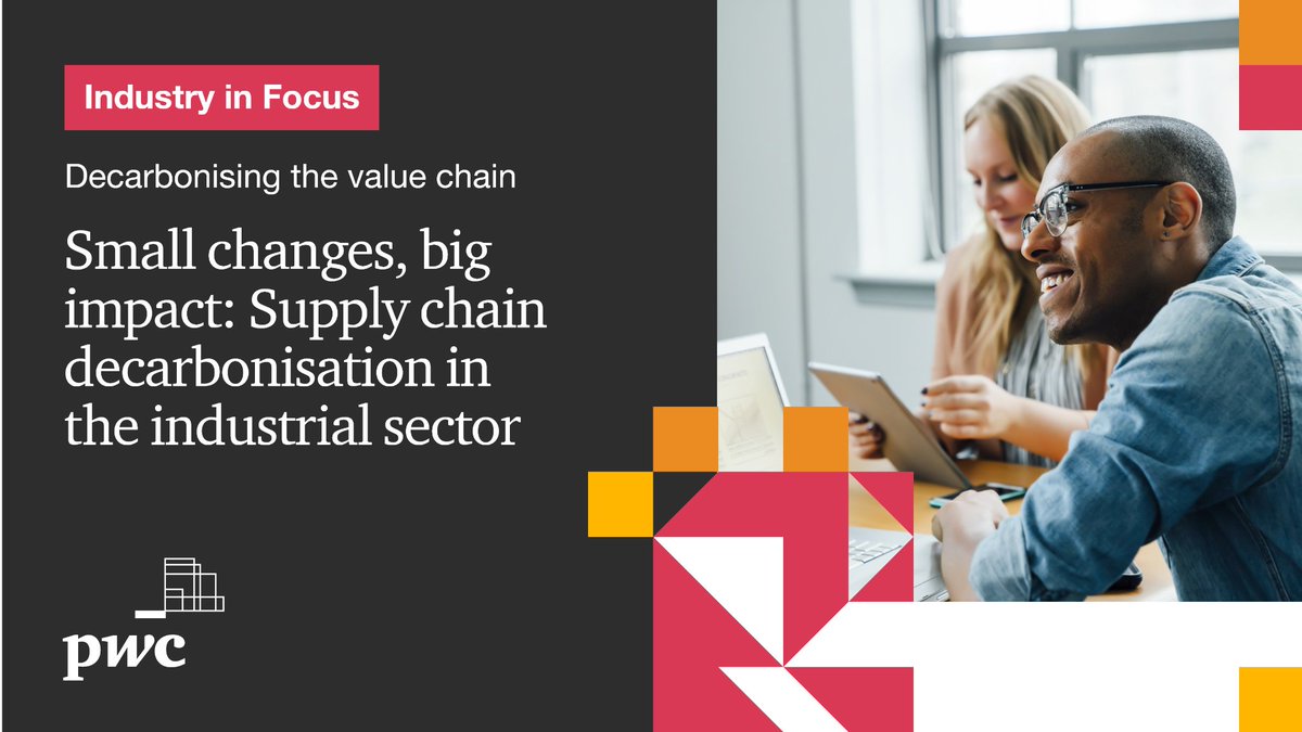 'The only way you can achieve progress to your net-zero agenda is by digitising your supply chain.’ 
Are you exploring options to track and reduce carbon emissions? Read our article on driving change through supply and value chain here. 
pwc.to/3H6MHZS
#IndustryInFocus