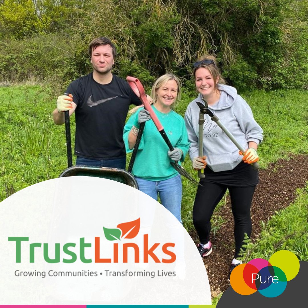 pureresourcing's tweet photo. As part of our 20 years of Pure celebrations, we're committed to completing 20 acts of kindness. Our Chelmsford office had a great day with @TrustLinksLtd. There was a lot of weeding, but the results were worth it. We hope we can work with you again soon. 

#20ActsofKindness https://t.co/DBCUW5WOWH