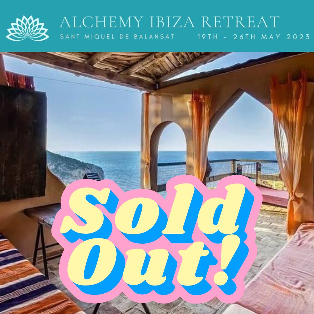 alchemybowlsUK's tweet photo. The final places on the Alchemy Ibiza Retreat have now been filled 😍 we can't wait to go! Not long now!
#transformationalretreats #retreats #soundjourney #soundhealingtherapy #soundhealingmeditation #soundbaths https://t.co/EEgHtUk6Ur