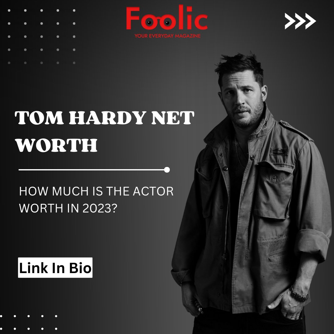 foolicmagazine's tweet photo. Here you'll learn more about Tom Hardy's Net Worth, Biography, Stage Career, and many more.

Read More:- https://t.co/f1DOWhsTSu

#tomhardy #tomhardynetworth https://t.co/1aKOisxVxV