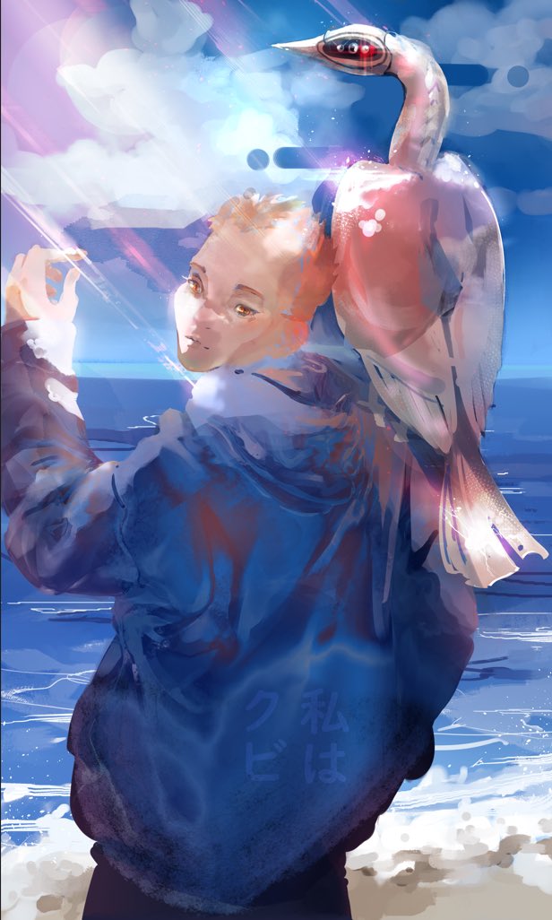 95kybi's tweet photo. #イラスト
#かわいい 
#artrequest

Just finished an #illustration for one of my followers featuring her #originalcharacter! I had a blast working on it. 

By the way, has anyone been to the beach this year? I'm already craving summer, but it's still so cold here 🥶 https://t.co/UOCuGMcapm