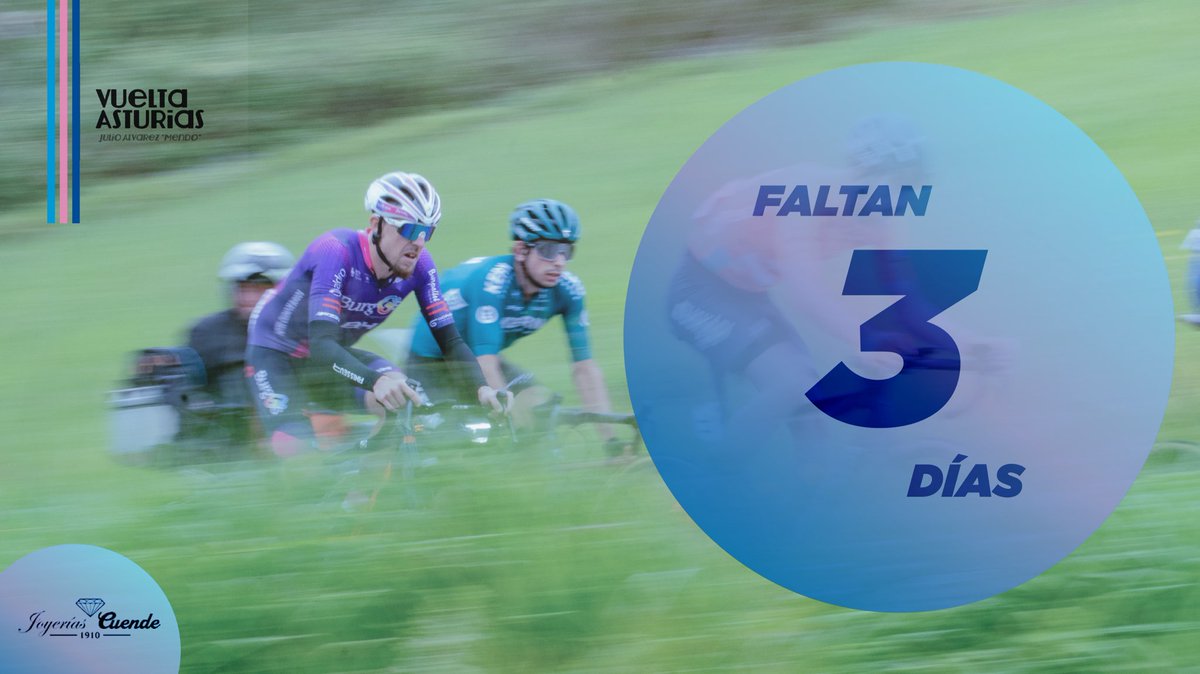 ¡Solo faltan 3 días! 🚵‍♂️

¿Listos para #lavueltina?

#VueltaAsturias2023 #CiclismoAsturiano @JoyeriaCuende