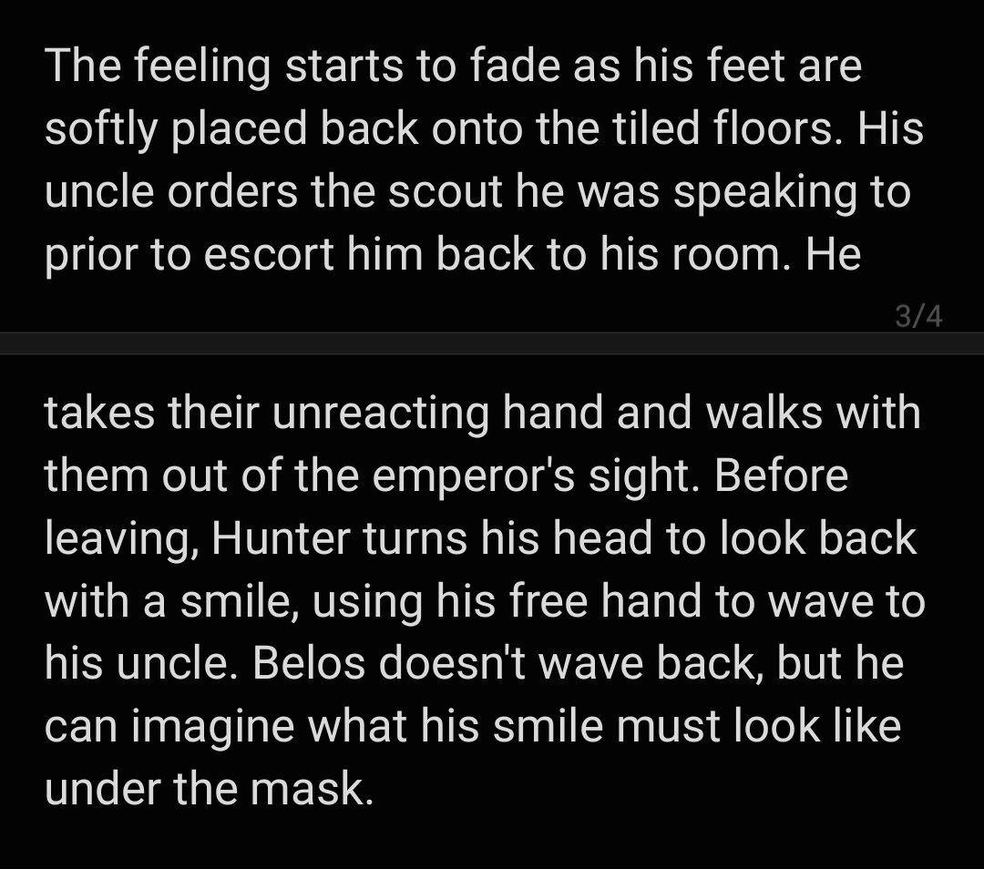 makes sure no one is online when i share this snippet from a wovengold thing i was writing because thinking about this in the shower yesterday made me explode forever