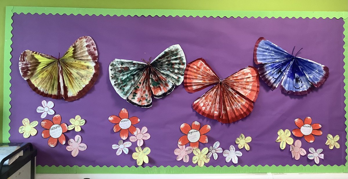 HarborneAcademy's tweet photo. Our EAL students have been learning to highlight word classes whilst creating a beautiful display.
#wordclasses #noun #verb #adjective #preposition #interjection https://t.co/XnQQpLcdnM