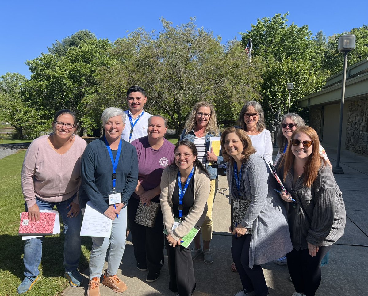Look at these amazing teachers who traveled to NCCAT in Cullowhee for “Visions of Teaching Writing K-5”! It is going to be a great week.  <a href="/NCCATNews/">NCCAT News</a>