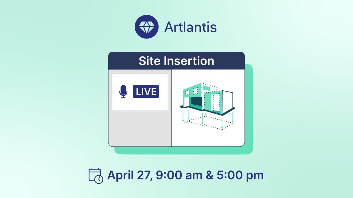[ WEBINAR ] Want to see how your building will look on its future site? Reserve your spot for the free #Artlantis webinar on April 27th👇
register.gotowebinar.com/rt/59377139644…

#3DRendering #architecture #Visualization #BIM #AEC