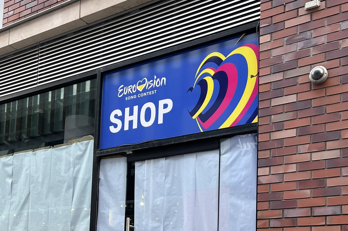 chrismegrath's tweet photo. The four horsemen of Eurovision branding https://t.co/28hljpKgaj