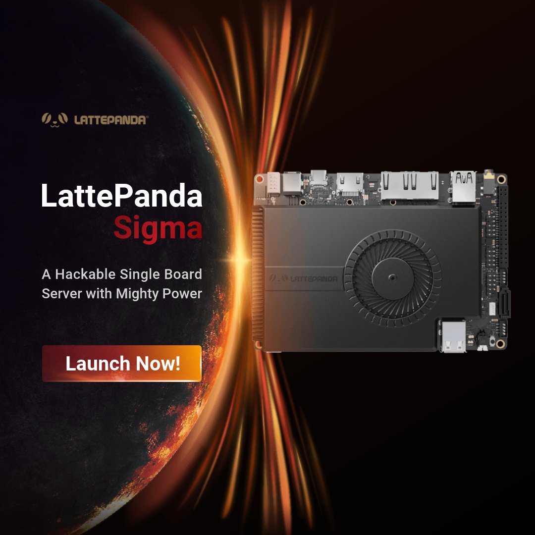 dfrobotcn's tweet image. 🚀#JustLaunched: Meet the LattePanda Sigma! Power-packed with Intel Core i5-1340P, Iris Xe Graphics, &amp;amp; 16GB Dual-Channel LPDDR5-6400 RAM, this single-board server is a game-changer🌟 Prepare for the computing revolution!💻 #LattePandaSigma 
🤖Learn more: bit.ly/41B1X9T