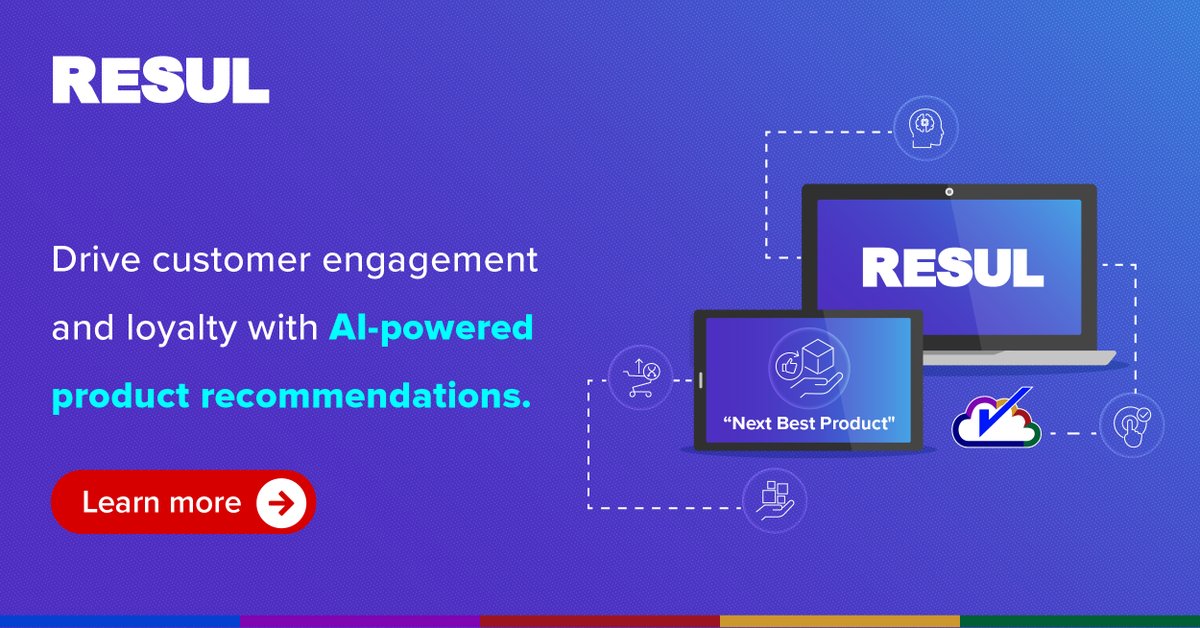 Resulticks's tweet photo. Welcome #personalized experiences with RESUL! RESUL's next best product solution boosts #engagement & #revenue for cross-selling. Supercharge your #CX with #Resulticks!
Click here: https://t.co/4fFMGx3nOl
#RealTime #CustomerEngagement #Omnichannel #MarTech #Platform #RealCDP https://t.co/2XtAyGnR0a