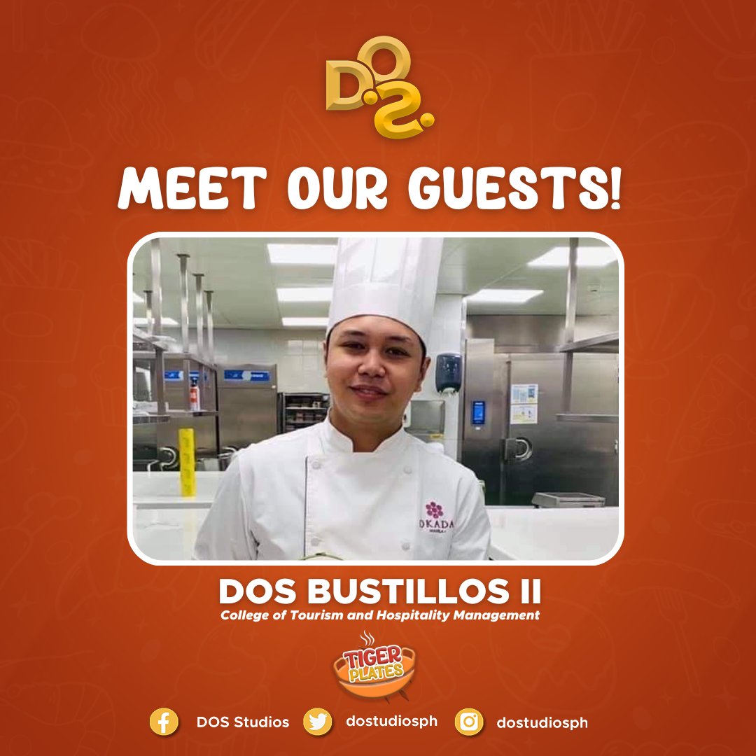 dostudiosph's tweet photo. BE OUR GUESTS🙇♀️👨🍳
Let's all welcome Maxine from the Faculty of Arts and Letters and again our very own Chef Dos from the College of Tourism and Hospitality Management 😉
Savor the second episode of Tiger Plates later at 11:30 AM via UST Tiger TV!
#TigerPlates🐯🍽️
#DOS2dios💎 https://t.co/0HDCclxv0e