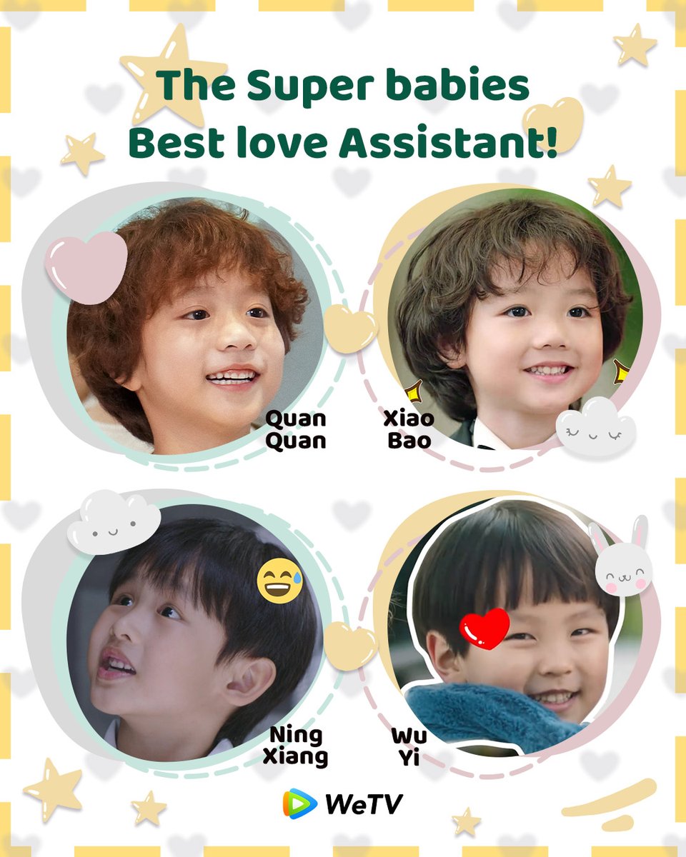 wetvmalaysia's tweet photo. Morning Mood Boosters! 🌞❤️🔥 #WeTV Super babies 😍 The Best Love Assistant!! ❤️💜💙
#QuanQuan #TheLoveYouGiveMe
#XiaoBao #UnforgettableLove
#NingXiang #HaveACrushOnYou
#WuYi #WarmTimeWithYou
#WeTV #WeTVmy https://t.co/iCjtPetKpk