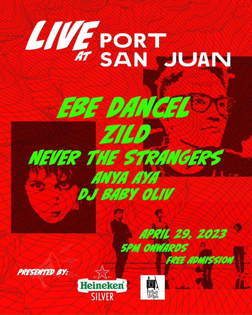 Playing in Port San Juan (La Union) this Saturday, April 29. 5PM start. Free entrance.