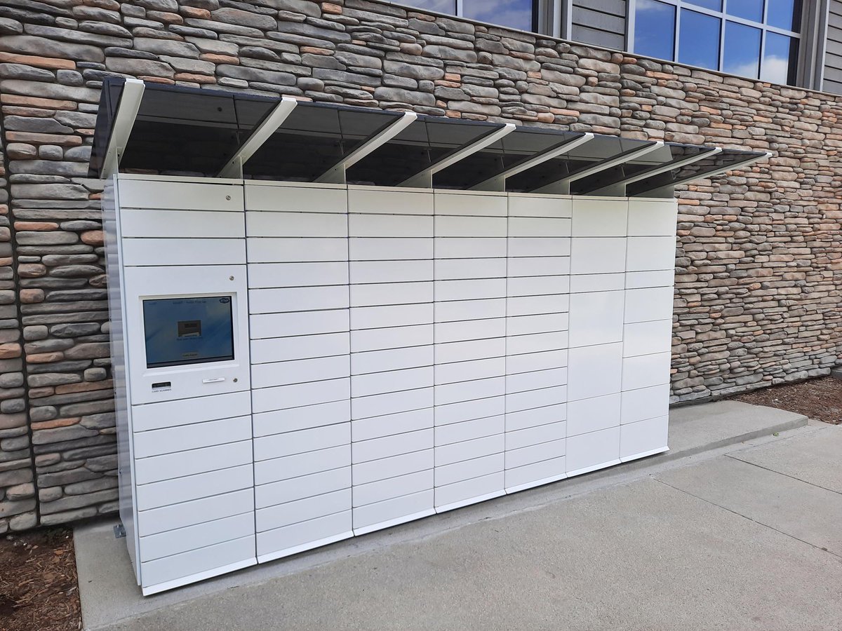 Dtechdirect's tweet photo. Another great HoldIT Installation, including external roof and double and triple size compartment's. Check availability for fast delivery #instock #smartlockers #librarylocker #librarypickup https://t.co/4Y2RyYAjWV
