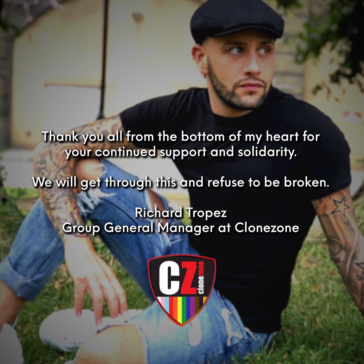 A message from Group General Manager, Richard Tropez. 

“Thank you all from the bottom of my heart for your continued support and solidarity. 

We will get through this and refuse to be broken.”

Regarding the 3rd act of vandalism at @CZManchester.