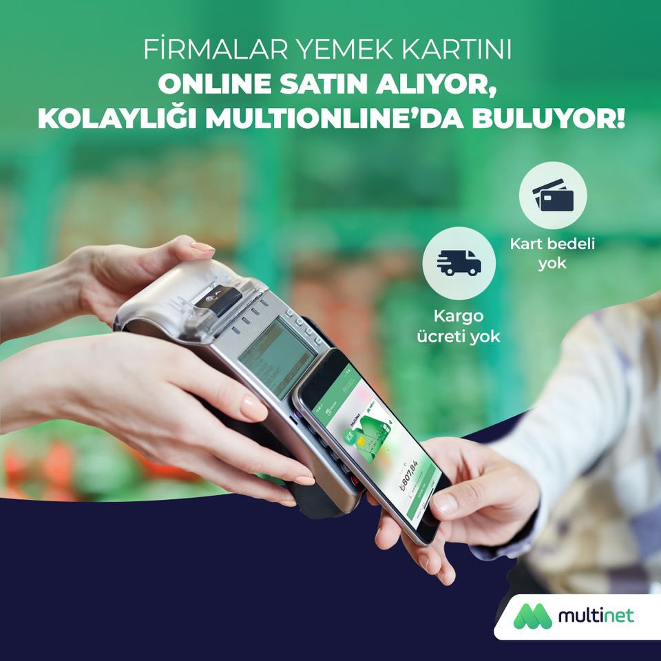 multinetcomtr's tweet photo. 👉1-20 çalışan büyüklüğündeki bir firmaya sahipseniz, #MultiNet yemek kartı başvurunuzu
👩🏻💻#MultiOnline üzerinden dakikalar içerisinde yapın,📲 çalışanlarınız aynı gün mobil uygulamamız #MultiPay ile yemek kartlarını kullanmaya başlasın, https://t.co/xCKOx7FKBl